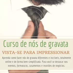 Imagem de capa para o Curso online Curso de Nós de gravata para impressionar em todas ocasiões