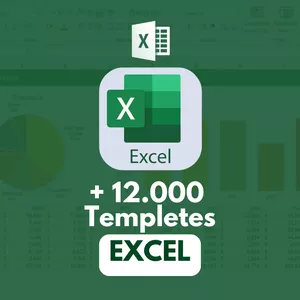 Imagem de capa para o Curso online Pack +12.000 Templates Excel