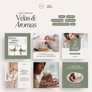 Imagem de capa para o Curso online Pack Velas e Aromas