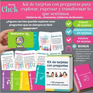 Imagen de portada para Ebook Hablemos de …(kit de tarjetas para explorar, expresar y transformar lo que sentimos)