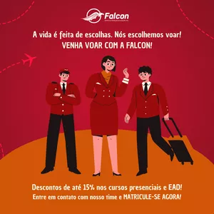Imagem de capa para o Curso online Comissário de voo Ead - Premium