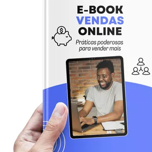 Imagem de capa para o Ebook Vendas Online - Práticas Poderosas