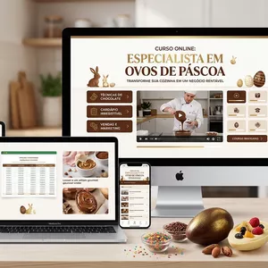 Imagem do curso CURSO ESPECIALISTA EM OVOS DE PÁSCOA!