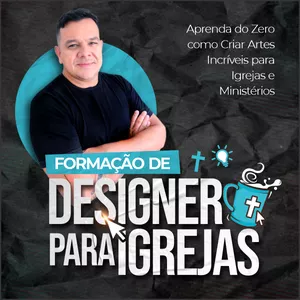 Imagem de capa para o Curso online Designer para Igrejas