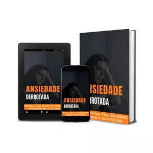 Imagem de capa para o Ebook PLR Como Derrotar a Ansiedade