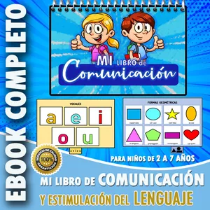 Imagen de portada para Ebook "Mi Librito de Pictogramas" - ESTIMULACIÓN DEL LENGUAJE | A004