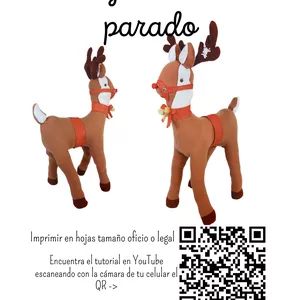 Imagen de portada para Curso online Reno parado moldes en PDF