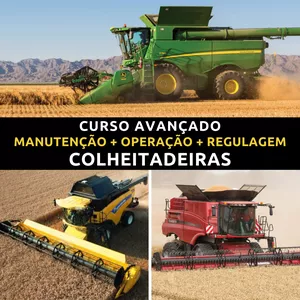 Imagem principal do produto CURSO AVANÇADO DE COLHEITADEIRAS AGRÍCOLAS