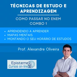 Imagem do curso Técnicas de Estudo e Aprendizagem - Como Passar no ENEM - Combo I