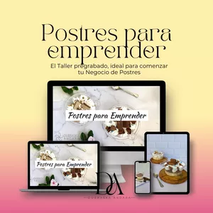Imagen de portada para Curso online Postres para Emprender