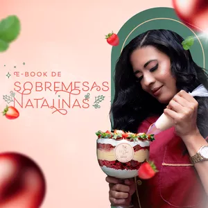 Imagem de capa para o Ebook E-book Sobremesas Natalinas 