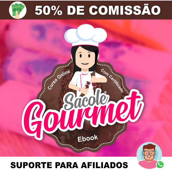 Imagem de Sacolé Gourmet - Receitas e Dicas criado por F1Digital - Soluções e Produtos Digitais. na hotmart