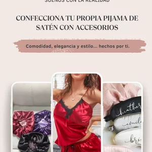 Imagen de portada para Ebook CONFECCIONA TU PROPIA PIJAMA DE SATÉN CON ACCESORIOS