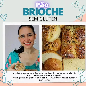 Curso Pão Brioche SEM GLÚTEN