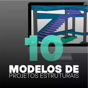 Imagem de capa para o Curso online 10 MODELOS DE PROJETOS ESTRUTURAIS