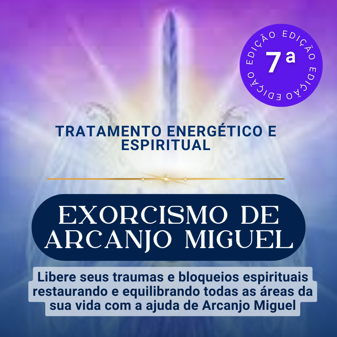 Imagem do curso TRATAMENTO ENERGÉTICO E ESPIRITUAL DE EXORCISMO DE ARCANJO MIGUEL - TURMA 07