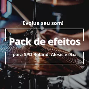 Imagem de capa para o Curso online Pack de Efeitos para SPD Roland, Alesis e etc