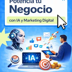 Imagen de portada para Curso online Potencia tu Negocio con IA y Marketing Digital