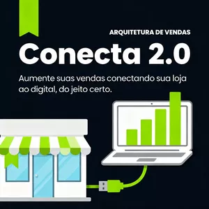 Imagem de capa para o Curso online Arquitetura Conecta 2.0 - Sua estrutura de vendas online aplicada ao mundo real.