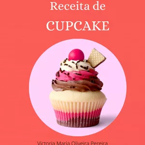 Imagem de capa para o Ebook Receita de Cupcake