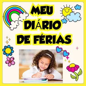 Imagem de capa para o Ebook Meu Diário de Férias Interativo