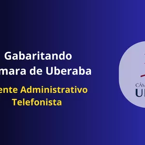 Imagem do curso Gabaritando Câmara de Uberaba - Agente Administrativo | Telefonista 