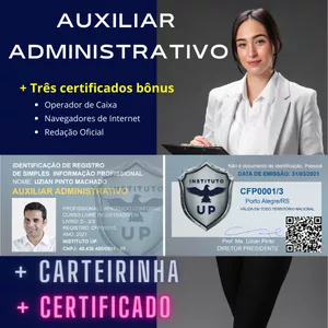 Imagem do curso CURSO AVANÇADO DE AUXILIAR ADMINISTRATIVO