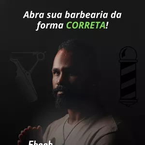 Imagem de capa para o Ebook Barbearia Descomplicada: Um Guia Passo a Passo para os Iniciantes