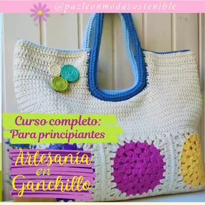 Imagen de portada para Curso online Ganchillo Novato: Curso de ganchillo para principiantes.