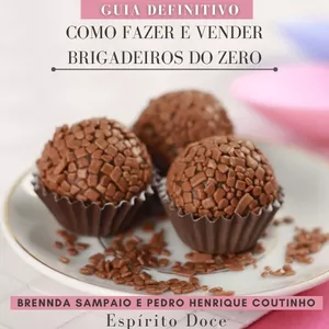 Imagem de capa para o Ebook COMO FAZER E VENDER BRIGADEIROS DO ZERO