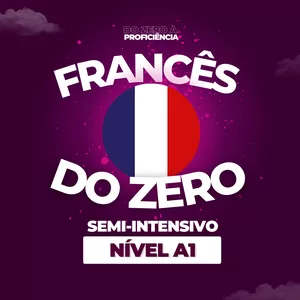 Imagem de capa para o Curso online 🇫🇷 Francês do Zero (A1) - Semi-Intensivo