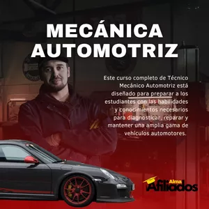 Imagen de portada para Curso online ▶ Técnico Mecánico Automotriz