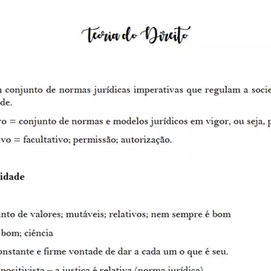 Imagem de capa para o Ebook Resumo Teoria do Direito