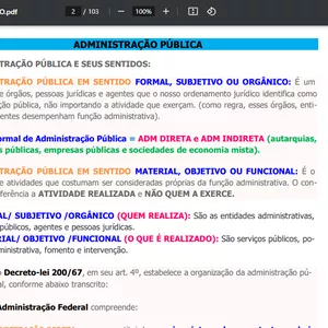 Imagem de capa para o Curso online RESUMOS Direito Administrativo, feitos através de 30 mil questões