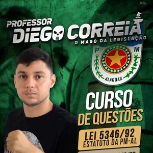 CURSO DE QUESTÕES (ESTATUTO + REGULAMENTO DISCIPLINAR DA PMAL)