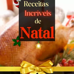 Imagem de capa para o Ebook 60 Receitas Incríveis de Natal