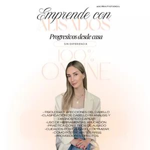 Imagen de portada para Curso online Alisados progresivos para emprender 