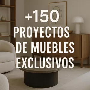 Imagen de portada para Ebook 150 proyectos de muebles exclusivos