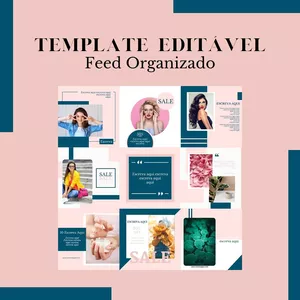 Imagem de capa para o Curso online Pack com 15 templates editáveis 