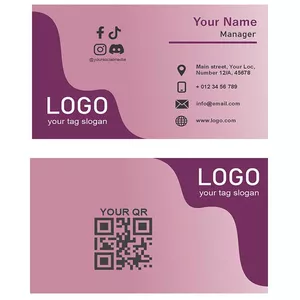 Imagen de portada para Curso online Tarjeta de Presentacion editable en PDF, tema peluqueria, salon de belleza, generico, 2 caras