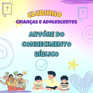 Imagem de capa para o Curso online Clubinho Árvore do Conhecimento Bíblico