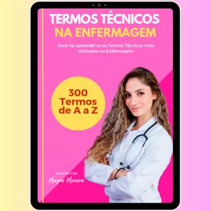 Imagem de capa para o Ebook 300 Termos Técnicos na Enfermagem 