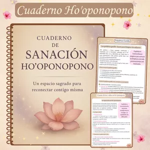Imagen de portada para Ebook  Cuaderno de Sanación Interior Ho'oponopono