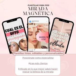 Imagen de portada para Ebook Plantillas para Feed: Mirada Magnética