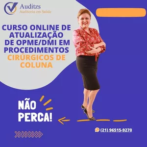 Imagem de capa para o Curso online Atualização de OPME em Procedimentos de Coluna