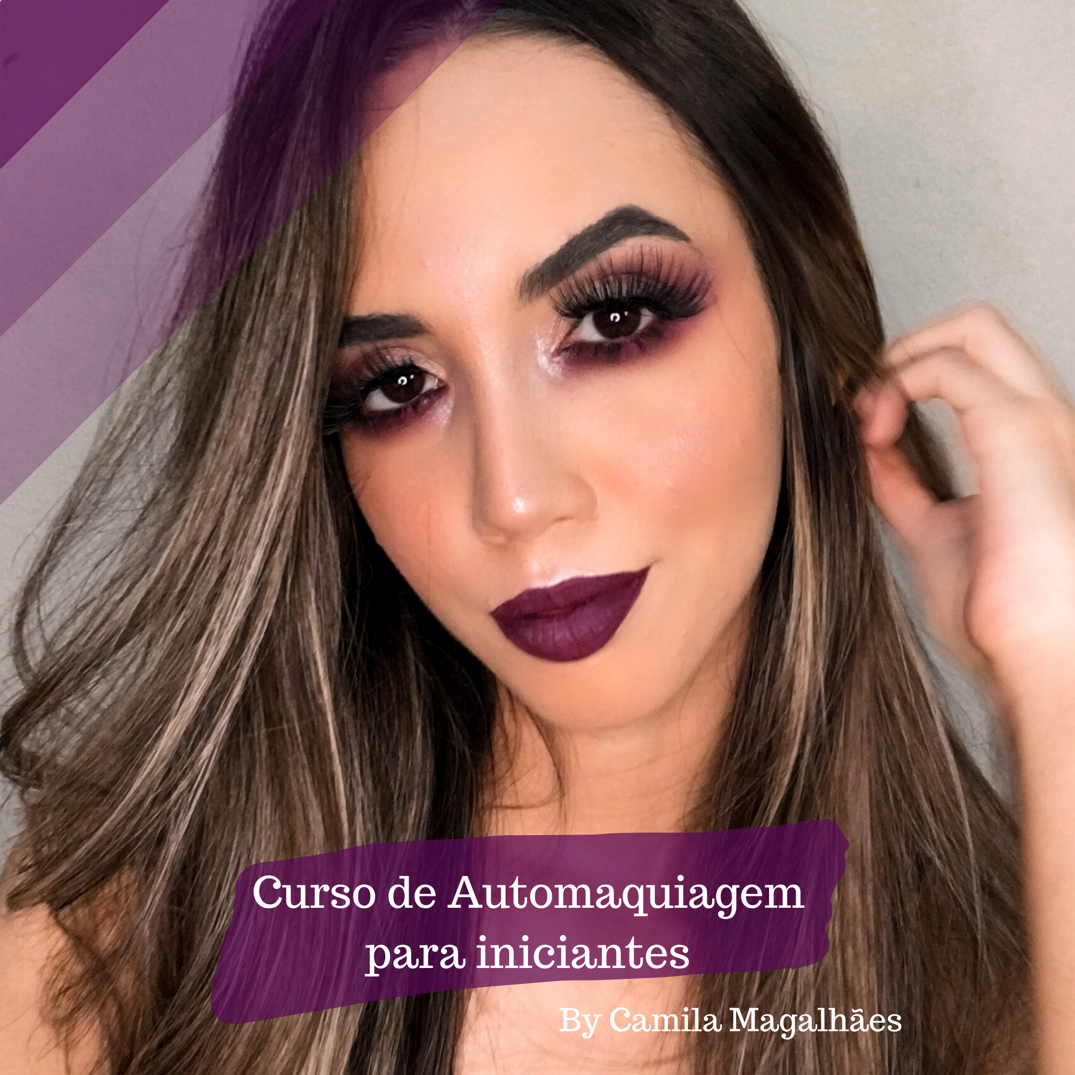 Imagem do curso Automaquiagem para iniciantes por Camila Magalhães 