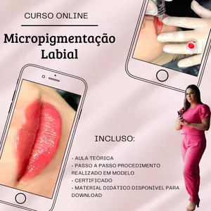 Imagem do curso Curso de Micropigmentação Labial 