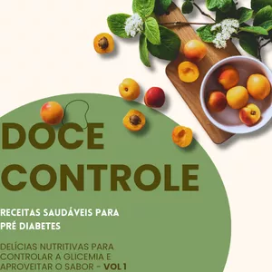Imagem de capa para o Ebook Doce Controle: Receitas e Dicas para Reverter a Pré-Diabetes Naturalmente