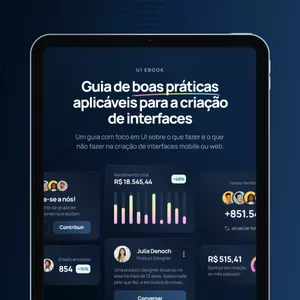 Imagem de capa para o Ebook Guia de boas práticas aplicáveis para a criação de interfaces