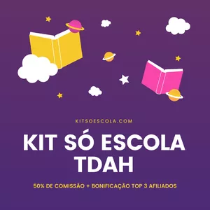 Imagem de capa para o Ebook KIT SÓ ESCOLA TDAH
